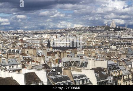 Blick auf Paris, Frankreich, Europa Stockfoto