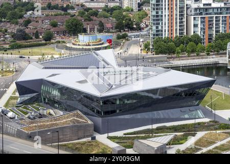 Siemens-urbane Nachhaltigkeit-Zentrum in Docklands London Stockfoto