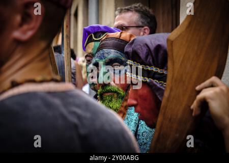 Moros y cristianos, fiesta de La Patrona, Pollenca, Mallorca, balearen, Spanien, Europa Stockfoto