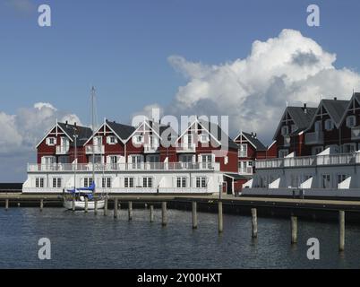 Vindoe 50 SL Ketch in der Marina Bagenkop Stockfoto