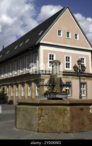 Das Stadthaus in Bueckeburg Stockfoto