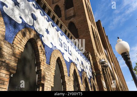 Ehemalige Stierkampfarena La Monumental in Barcelona, Spanien, Europa Stockfoto