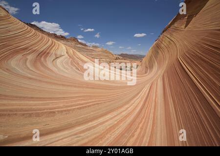 Die Welle im Paria Canyon Stockfoto