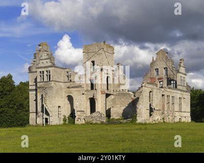 Aus Wikipedia: Lindenhof oder Linden (Estnisch Ungru) war ein Herrenhaus in der Nähe von Haapsalu in Estland. Es gehört zum Dorf Kiltsi in der ländlichen Gemeinde Stockfoto