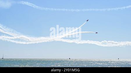 Airbourne Airshow in Eastbourne 2014 Stockfoto