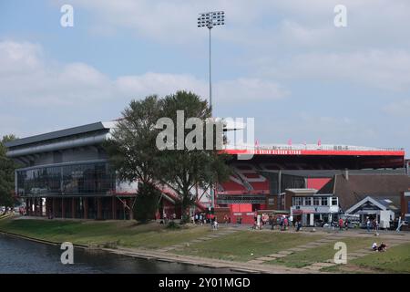 The City Ground, Nottingham, Großbritannien. 31. August 2024. Premier League Football, Nottingham Forest gegen Wolverhampton Wanderers; The City Ground Credit: Action Plus Sports/Alamy Live News Stockfoto