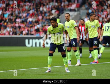 31. August 2024; Gtech Community Stadium, Brentford, London, England; Premier League Football, Brentford gegen Southampton; Yukinari Sugawara aus Southampton Stockfoto