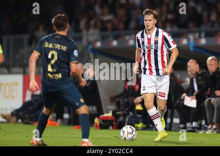 Tilburg, Niederlande. 31. August 2024. TILBURG, NIEDERLANDE - AUGUST 31: Ringo Meerveld von Willem II. Während des Spiels Ere Divisie zwischen Willem II. Und Sparta Rotterdam im Koning Willem II. stadion am 31. August 2024 in Tilburg, Niederlande. (Foto: Peter Lous/Orange Pictures) Credit: dpa/Alamy Live News Stockfoto