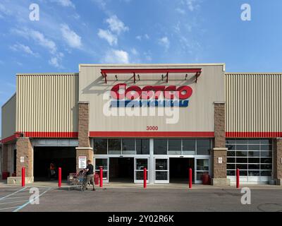 Costco Wholesale Store, Vordereingang Stockfoto