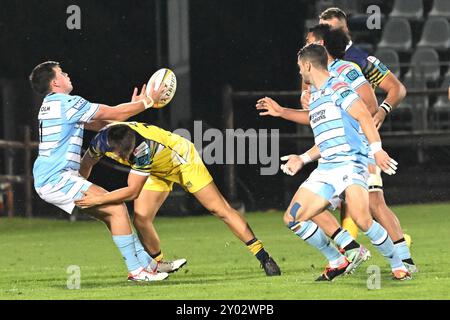 Bilder von Zebre Parma und Glasgow Warriors Match im Stadio Lanfranchi Parma, 31. august 2024 während des Testspiels - Zebre Parma vs Glasgow Warriors, Sonstiges in Parma, Italien, August 31 2024 Stockfoto