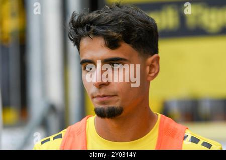 Aachen, Deutschland. 31. August 2024. Ismail Harnafi (Alemannia Aachen, 27), Porträt, Portrait, 31.08.2024, Aachen (Deutschland), Fussball, 3. Liga, Alemannia Aachen - Erzgebirge Aue, Fussball, 3. LIGA, ALEMANNIA AACHEN - ERZGEBIRGE AUE, DFB/DFL-VORSCHRIFTEN VERBIETEN DIE VERWENDUNG VON FOTOGRAFIEN ALS BILDSEQUENZEN UND/ODER QUASI-VIDEO. Quelle: dpa/Alamy Live News Stockfoto