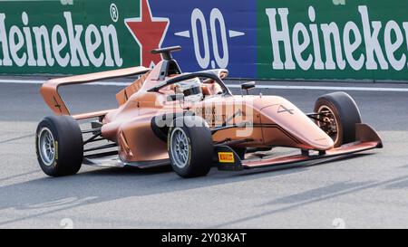 Zandvoort, Niederlande. August 2024. Nina Gademan (NED, PREMA Racing), 23.08.2024, Zandvoort (Niederlande), Motorsport, großer Preis der Niederlande 2024, F1 Academy Credit: dpa/Alamy Live News Stockfoto