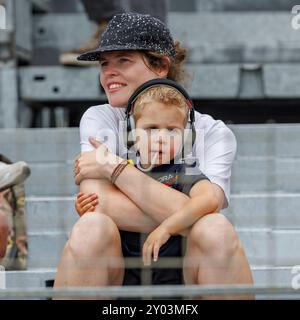 Zandvoort, Niederlande. August 2024. Fans, Publikum, Zuschauer, Stimmung, 24.08.2024, Zandvoort (Niederlande), Motorsport, Formel 1, großer Preis der Niederlande 2024 Credit: dpa/Alamy Live News Stockfoto