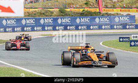 Zandvoort, Niederlande. August 2024. Oscar Piastri (aus, McLaren), 25.08.2024, Zandvoort (Niederlande), Motorsport, Formel 1, großer Preis der Niederlande 2024 Credit: dpa/Alamy Live News Stockfoto