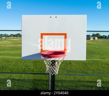 Rückwand für Basketball Stockfoto