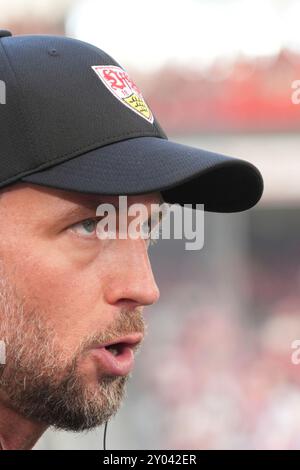 Bo Henriksen (Cheftrainer, Mainz 05) - VfB Stuttgart - 1. FSV Mainz 05 Bundesliga Saison 2024 25, Spieltag 2, VfB Stuttgart - 1. FC Mainz 05. Deutschland, Stuttgart, MHP Arena, 30.08.2024 (DFL DFB-VORSCHRIFTEN VERBIETEN DIE VERWENDUNG VON FOTOS als IAMGE-SEQUENZEN und/oder QUASI-VIDEO). Stockfoto