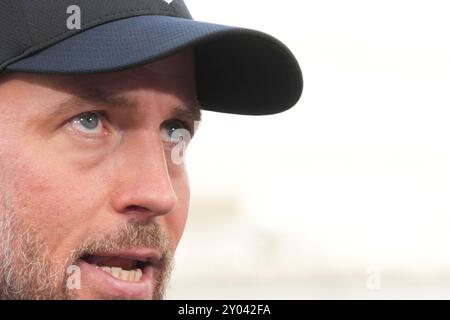 Bo Henriksen (Cheftrainer, Mainz 05) - VfB Stuttgart - 1. FSV Mainz 05 Bundesliga Saison 2024 25, Spieltag 2, VfB Stuttgart - 1. FC Mainz 05. Deutschland, Stuttgart, MHP Arena, 30.08.2024 (DFL DFB-VORSCHRIFTEN VERBIETEN DIE VERWENDUNG VON FOTOS als IAMGE-SEQUENZEN und/oder QUASI-VIDEO). Stockfoto