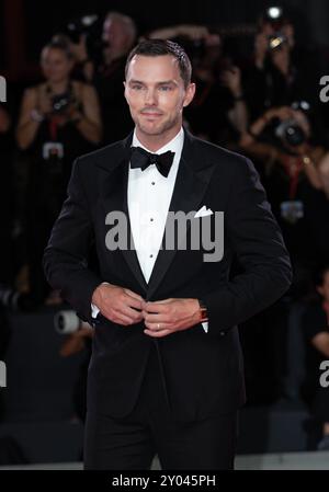 Venedig, Italien. 31. August 2024. VENEDIG, ITALIEN. 31. August 2024: Nicholas Hoult bei der Premiere von „The Order“ beim 81. Internationalen Filmfestival von Venedig. Foto: Kristina Afanasyeva/Featureflash Credit: Paul Smith/Alamy Live News Stockfoto