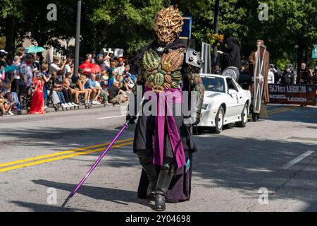 Dragon Con Atlanta, 2024, Parade Stockfoto