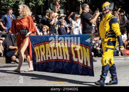 Dragon Con Atlanta, 2024, Parade Stockfoto