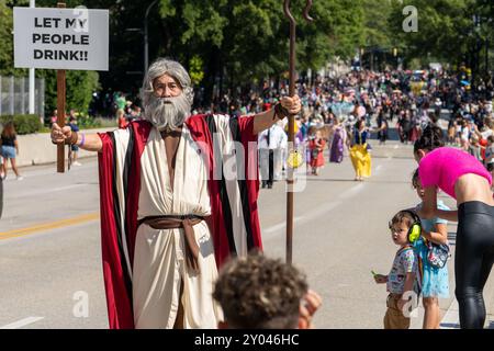 Dragon Con Atlanta, 2024, Parade Stockfoto