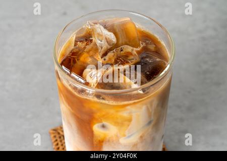 Café Latte, Latte, Mocha, Karamell Macchiato Stockfoto