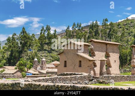 Raqchi, eine Inca archäologischen Stätte in der Region Cusco Peru Stockfoto