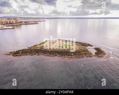 Punische archäologische Stätte, Insel Na Galera, Can Pastilla, Palma, Mallorca, balearen, spanien Stockfoto