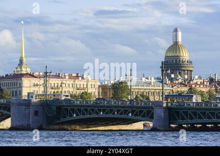 Größte russische orthodoxe Kathedrale in Sankt Petersburg, Russland, Europa Stockfoto