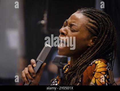 Concha Buika Proben mit dem Balearen Symphony Orchestra, Palma, Mallorca, Spanien, Europa Stockfoto