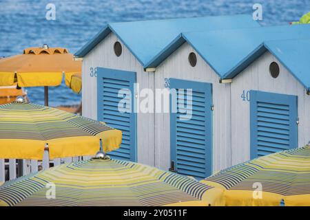 Das Dorf von Noli an der ligurischen Riviera Beach resort Stockfoto