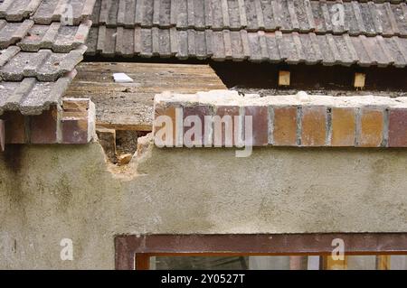 Dach abreißen, Dach 02 abreißen Stockfoto