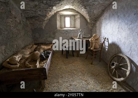 Keller des Alten Schlosses Gmuend in Kärnten, Kärnten, Österreich, Europa Stockfoto