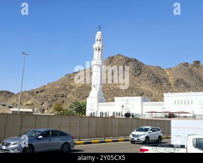 Medina, Saudi-Arabien, 27. Juni 2024: Ort der Schlacht am Graben Khandaq Ahzab oder der Konföderierten, war Teil des Konflikts zwischen der MUSL Stockfoto