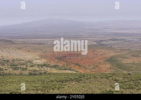 Great Rift valley Landschaft in Kenia Stockfoto