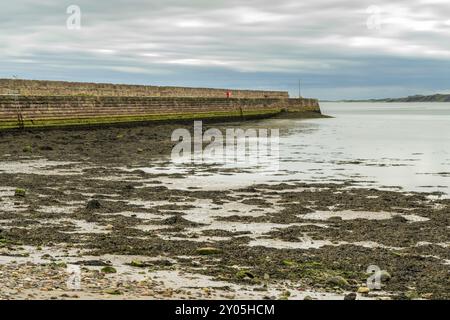 Wolken über Berwick Pier in Berwick-upon-Tweed, Northumberland, England, Großbritannien Stockfoto