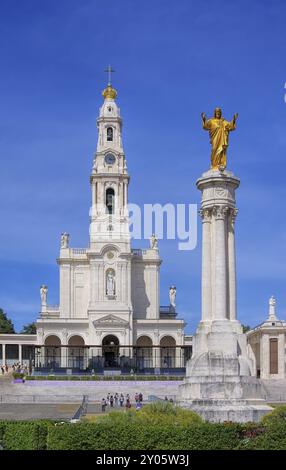 Fatima, Basilika Antiga in Portugal, Heiligtum von Fatima in Portugal, Basilika Antiga Stockfoto