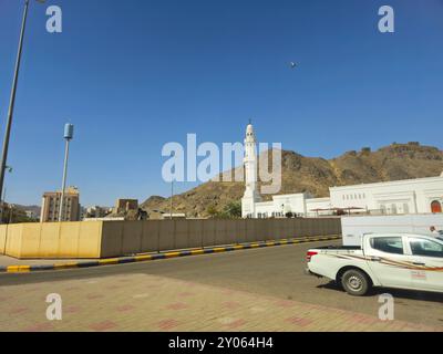 Medina, Saudi-Arabien, 27. Juni 2024: Ort der Schlacht am Graben Khandaq Ahzab oder der Konföderierten, war Teil des Konflikts zwischen der MUSL Stockfoto