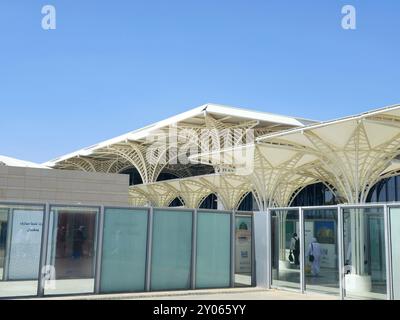 Medina, Saudi-Arabien, 29. Juni 2024: Prinz Mohammad bin Abdulaziz International Airport oder Medina Airport, in Madinah, übernimmt inländische und regionale i Stockfoto