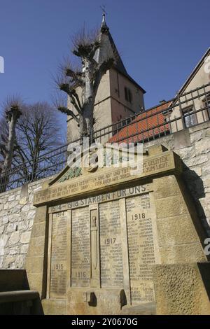 Barntrup Kriegsdenkmal 2 Stockfoto