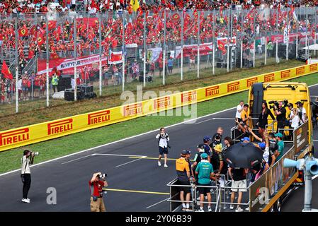 Monza, Italien. September 2024. Fahrerparade. 01.09.2024. Formel-1-Weltmeisterschaft, Rd 16, Grand Prix Von Italien, Monza, Italien, Wettkampftag. Das Foto sollte lauten: XPB/Alamy Live News. Stockfoto