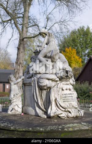 Gedenkstätte für Königin Caroline Mathilde, Celle City Park, Niedersachsen, Deutschland, Europa Stockfoto