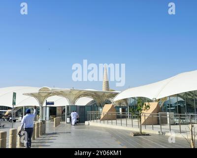 Medina, Saudi-Arabien, 29. Juni 2024: Prinz Mohammad bin Abdulaziz International Airport oder Medina Airport, in Madinah, übernimmt inländische und regionale i Stockfoto