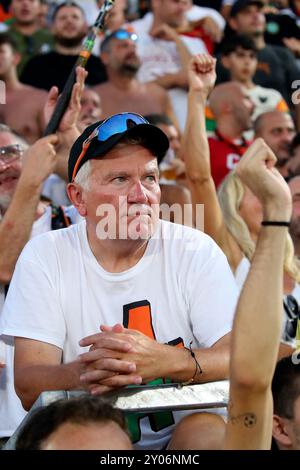 Venedig, Italien. 30. August 2024. Duncan Niederauer Venezias Präsident während des Fußballspiels der Serie A zwischen Venezia und Turin im Pier Luigi Penzo Stadion in Venedig, Norditalien - Freitag, 30. August 2024. Sport - Fußball . (Foto: Paola Garbuio/Lapresse) Credit: LaPresse/Alamy Live News Stockfoto