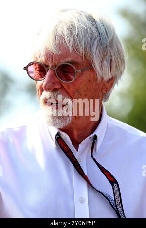 Monza, Italien. September 2024. Bernie Ecclestone (GBR). Formel-1-Weltmeisterschaft, Rd 16, großer Preis von Italien, Sonntag, 1. September 2024. Monza Italien. Quelle: James Moy/Alamy Live News Stockfoto