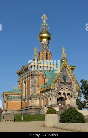 Russische Kapelle in Darmstadt Stockfoto