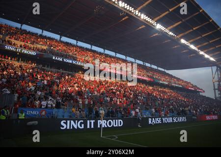 Toronto, Kanada. 31. August 2024. Toronto, Ontario, Kanada, 31. August 2024, Zuschauer beim Major League Soccer Spiel zwischen Toronto FC und DC United im BMO Field. (Foto: Indrawan Kumala/SIPA USA) Credit: SIPA USA/Alamy Live News Stockfoto