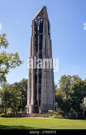 Moser Tower in Naperville, Illinois, USA Stockfoto