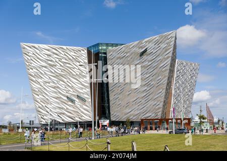 The Titanic, Belfast Museum, Belfast, Ulster, Nordirland, Vereinigtes Königreich, Europa Stockfoto