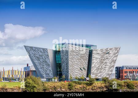 The Titanic, Belfast Museum, Belfast, Ulster, Nordirland, Vereinigtes Königreich, Europa Stockfoto